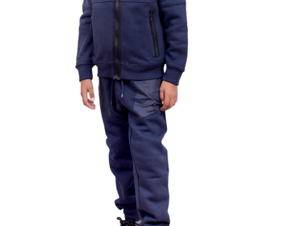 Navy Blue Hooded Sweat Track Suit 5 Years-14 Years