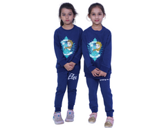 Blue Elsa Sweat Suit 2PC