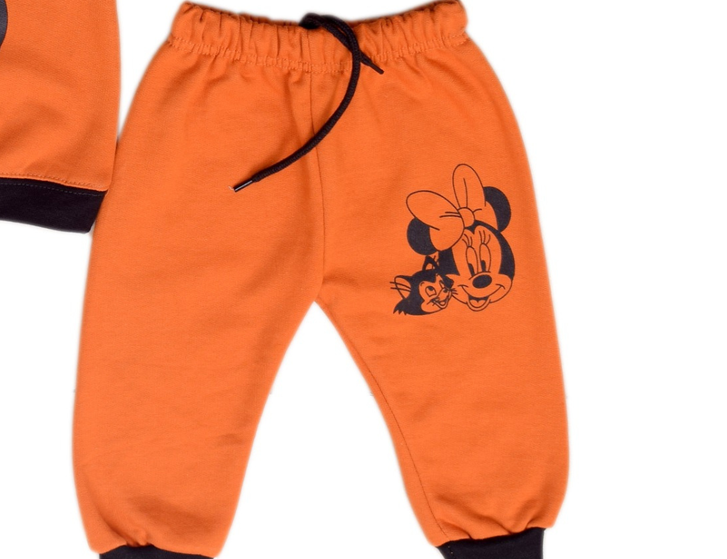 Orange Mini Mouse Infant Sweat Suit 3Months-12 Months