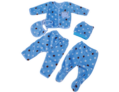 Baby 5 PC Polka Dots Suit Blue