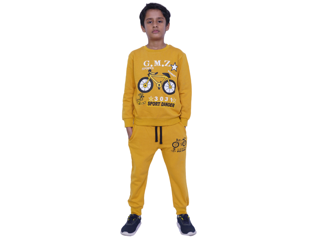 Mustard Sweat Shirt & Trouser Cycle