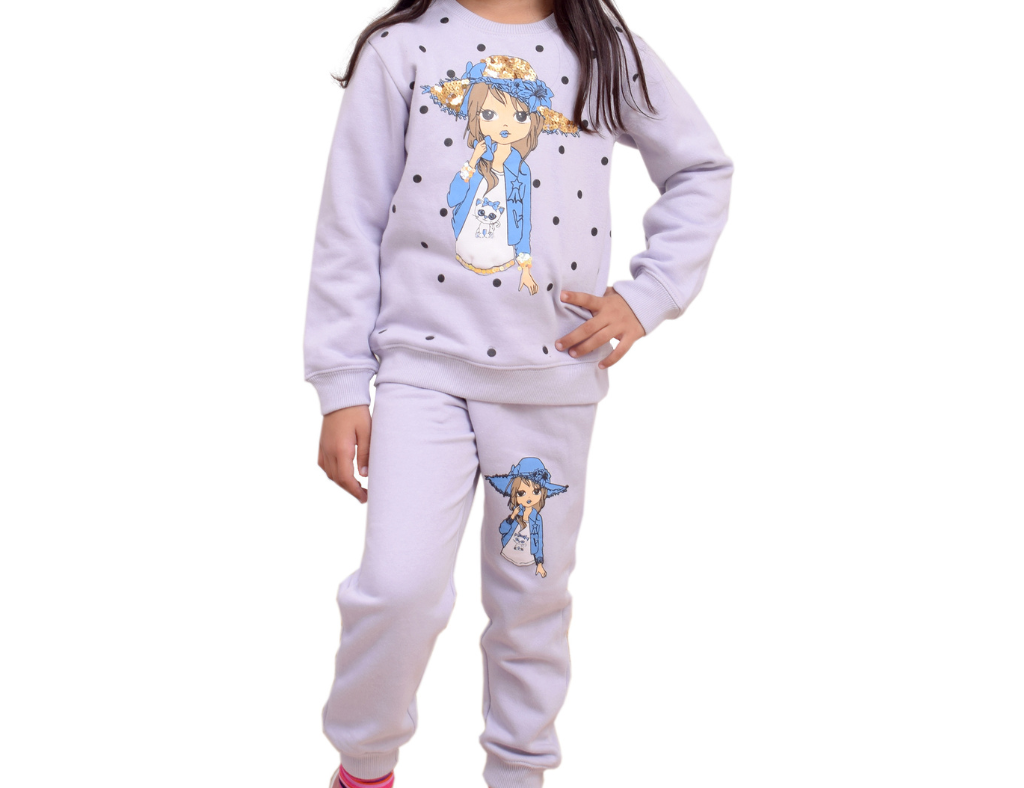 Lilic Gold Girl Sweat Suit 2 PC