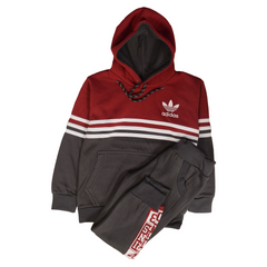 Maroon Hoodie Track Suit 2 PC