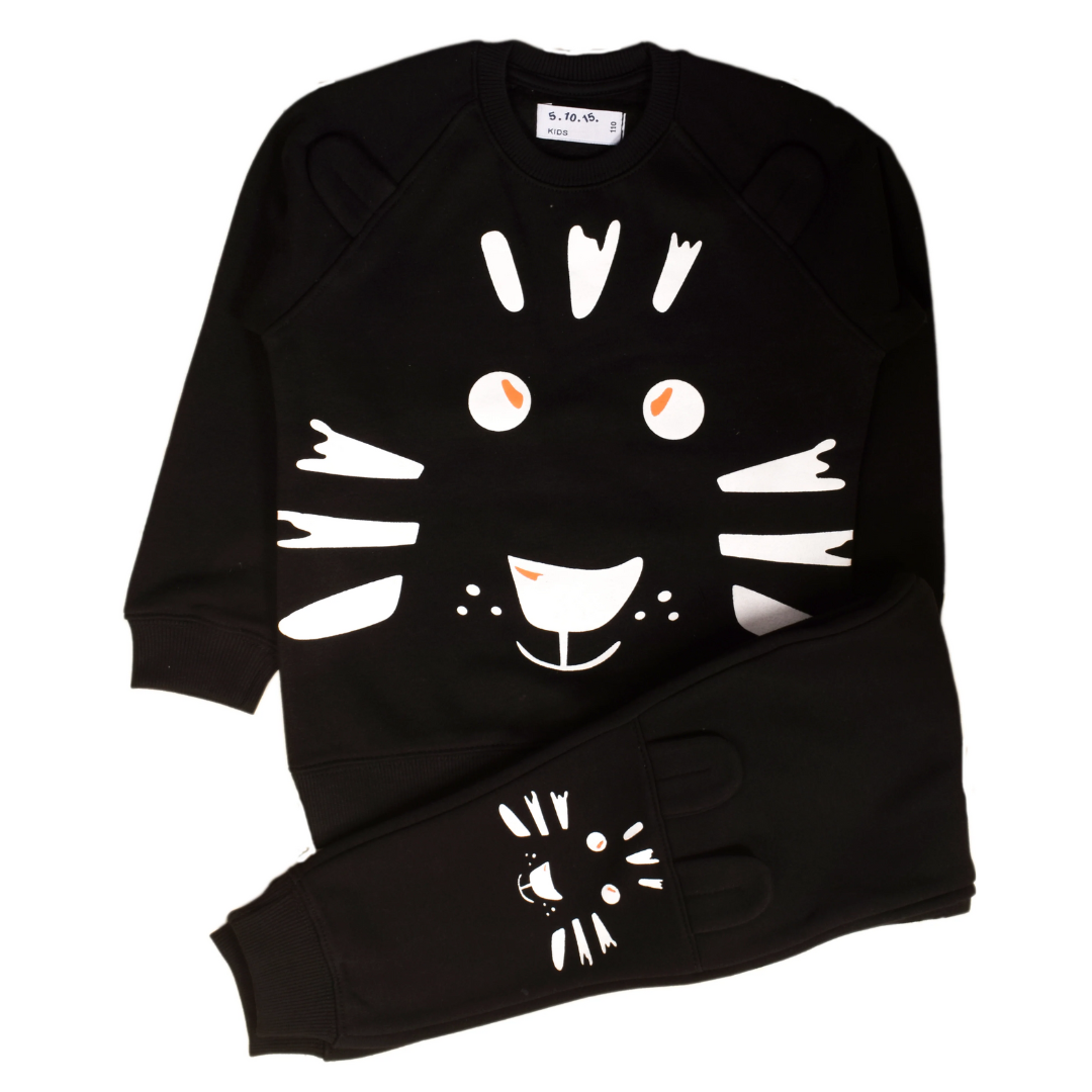 Black Lion Sweat Suit 2 PC