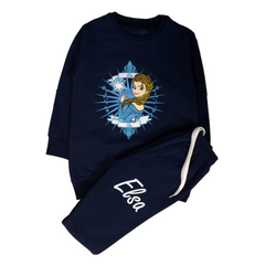 Blue Elsa Sweat Suit 2PC