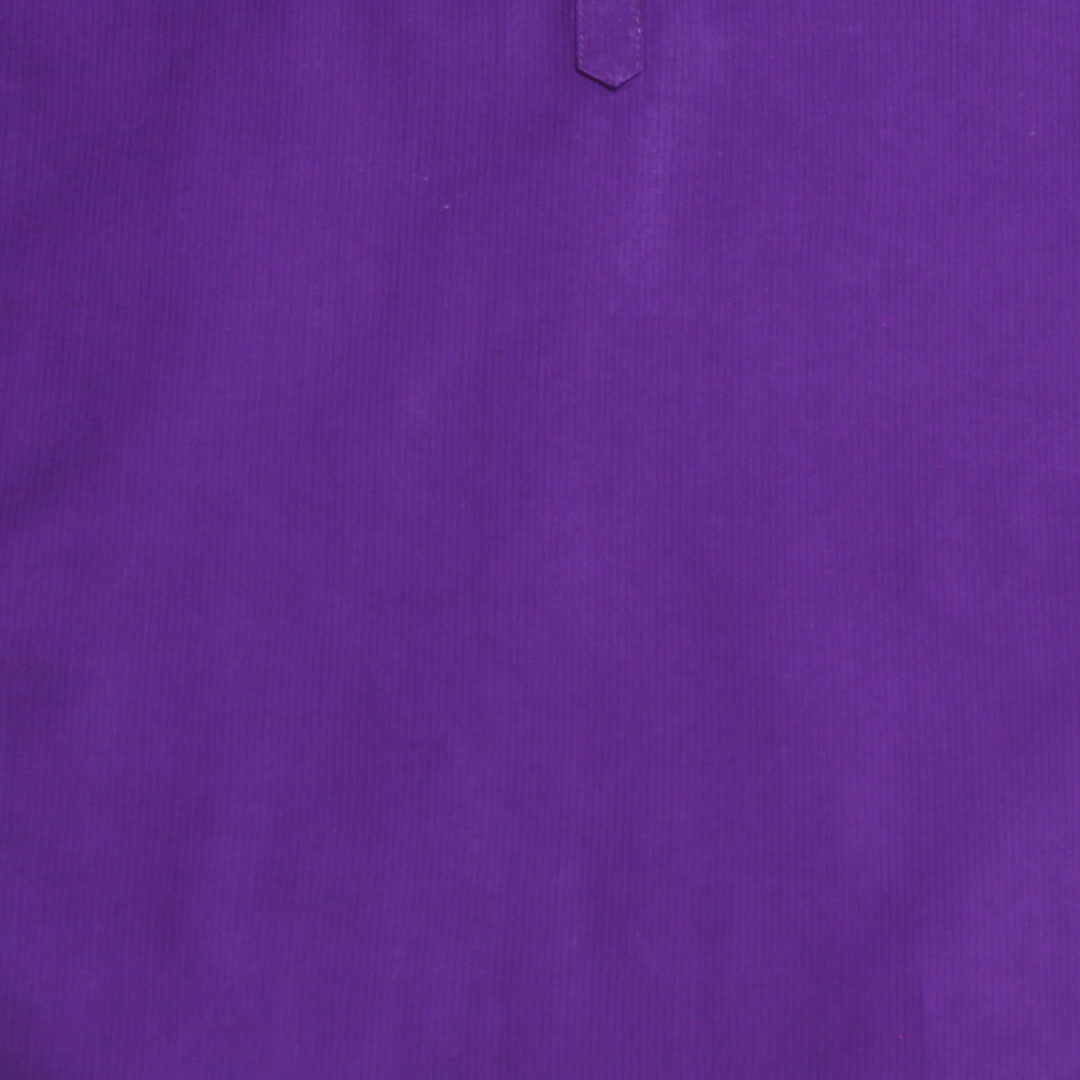 Bright Purple Cotton Doria-Kids Kurta & Trouser