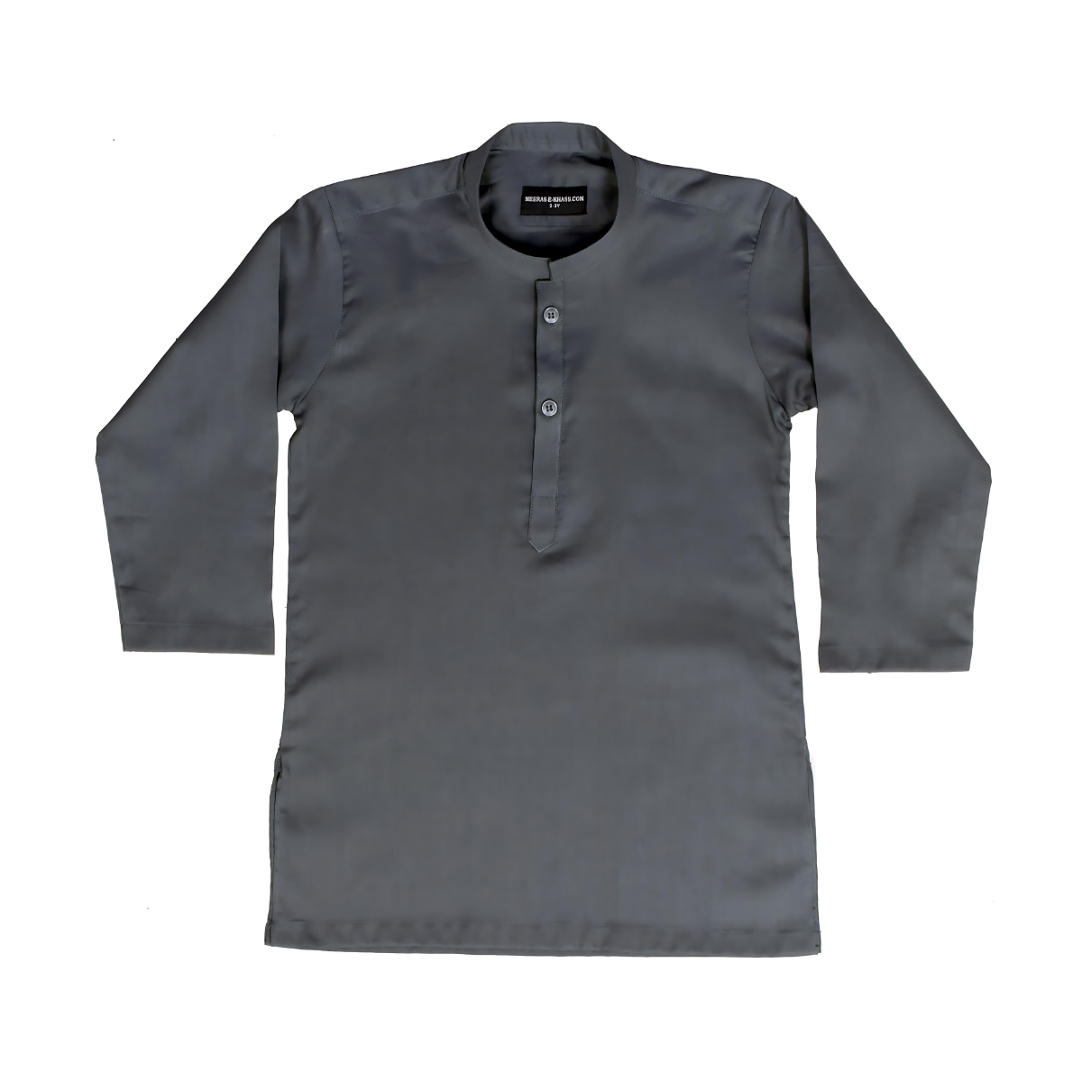 Cool Grey-Kids Kurta & Trouser