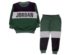 Dark Green Grey Track Suit Boy Jordaan