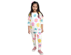 Girl Floral 2 PC Track Suit- 1 Years To 9 Years