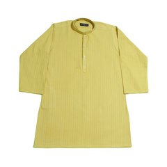 Gold Ochre Doria-Kids Kurta & Trouser