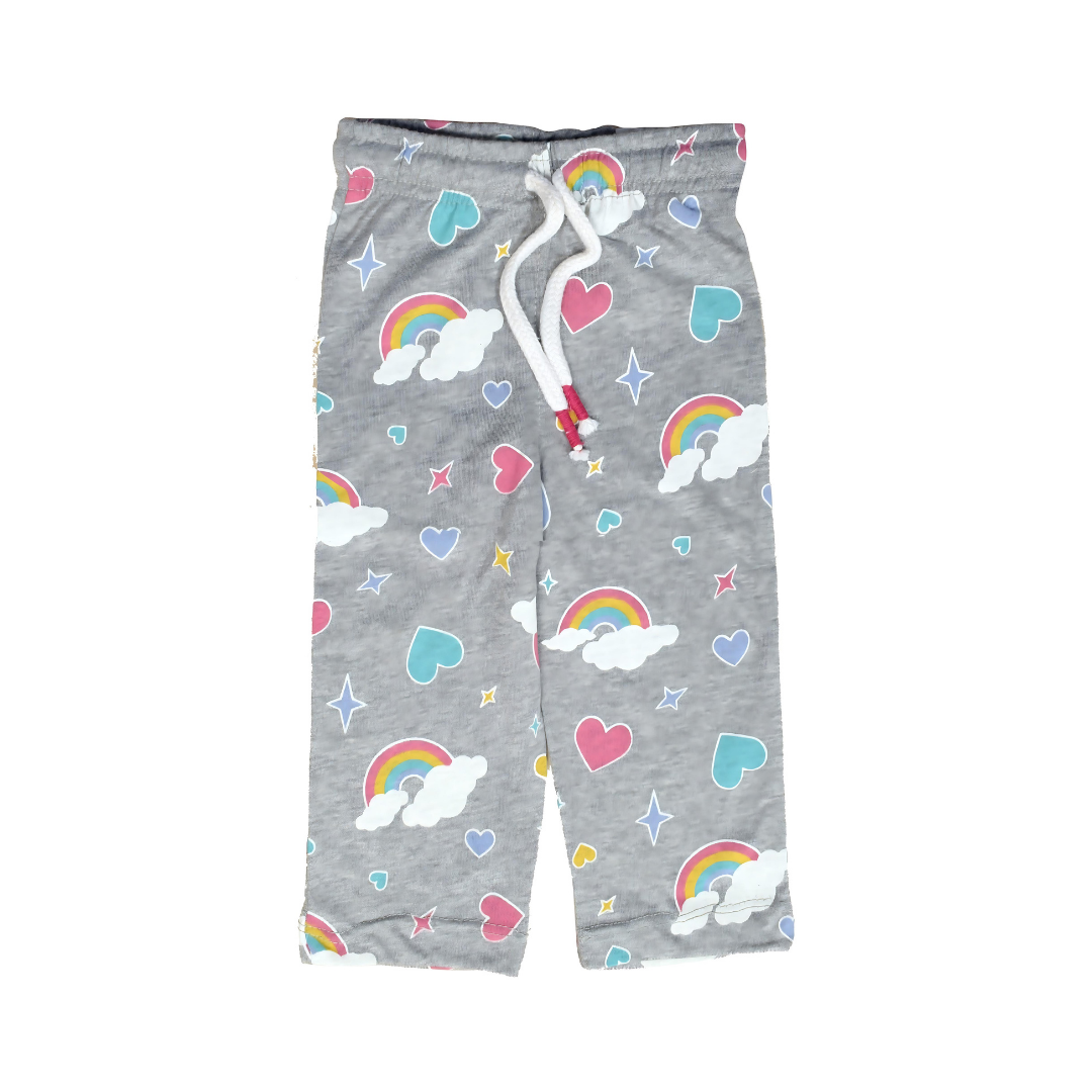 Grey Rainbow cloud Girl-Trouser