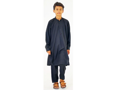 Kids Black Kurta and Trouser