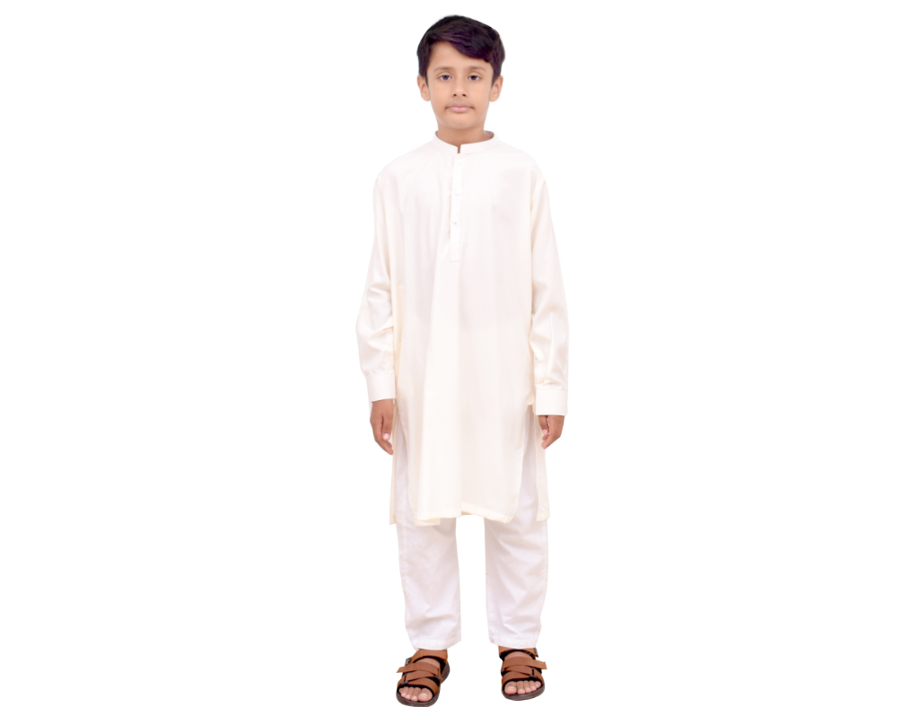 Kids Bosky Kurta and White Trouser