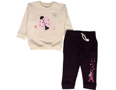 Lady Bug Girl Terry 2 Pc Suit