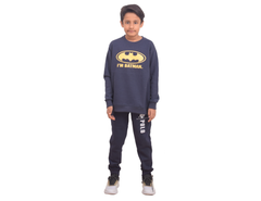 Navy Blue Batman Sweat Shirt Boys