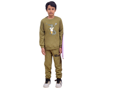 Olive Green Alligator  Boys Track Suit