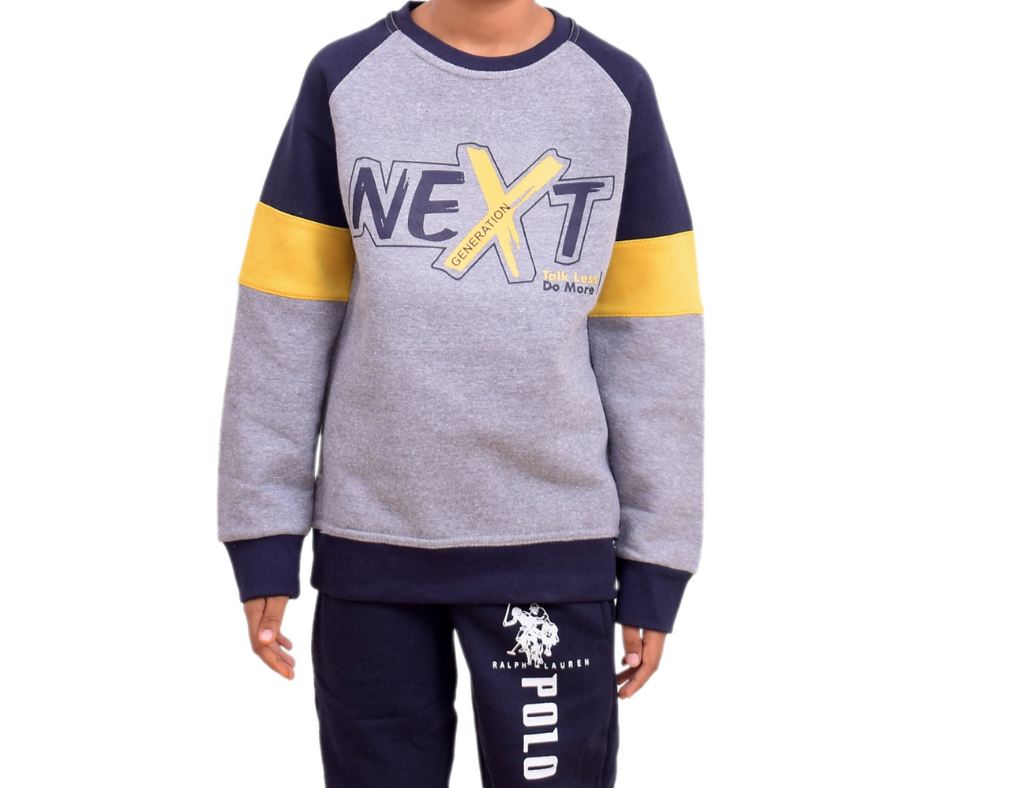 Next Grey Blue Sweat Shirt 1 Year To 12 Years