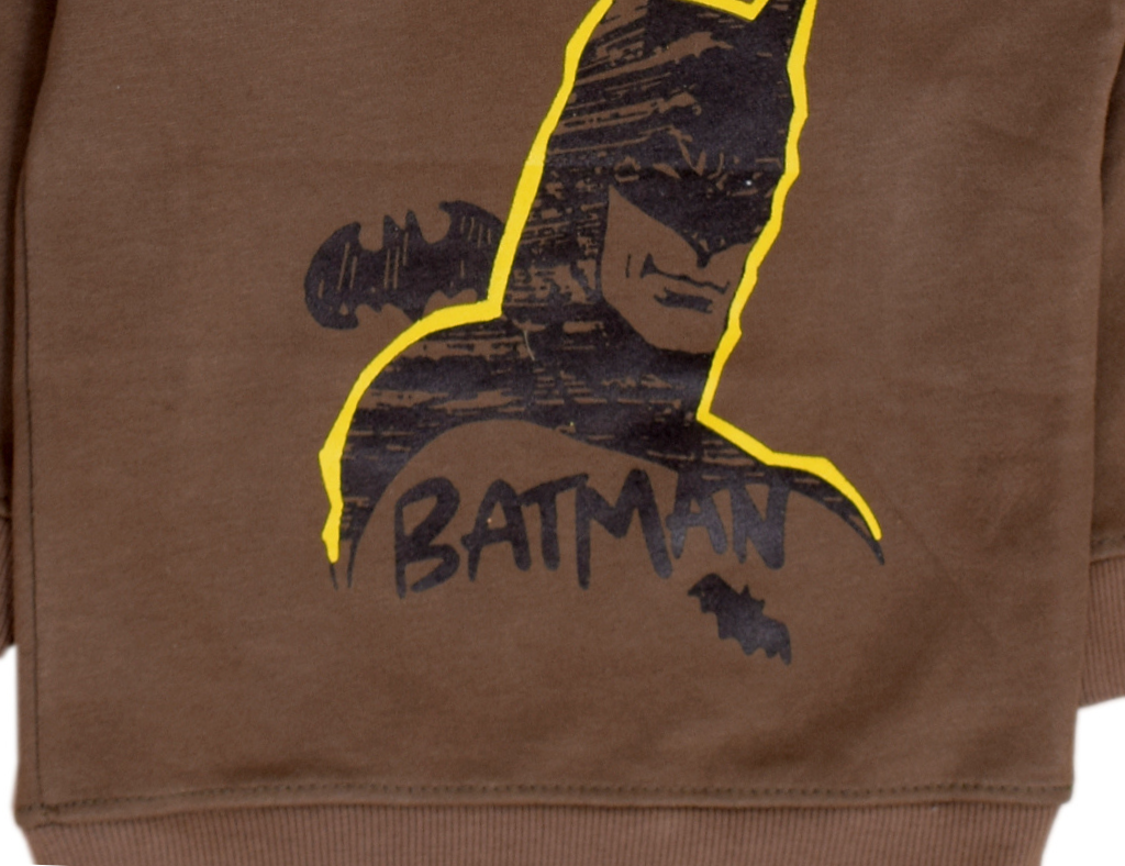 Olive Green Batman Sweat Shirt Boys