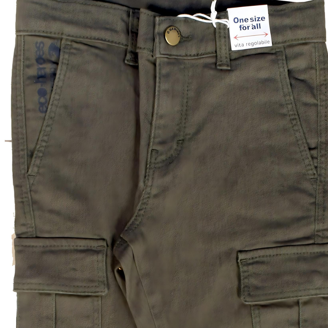 Olive Green Six Pocket Pent