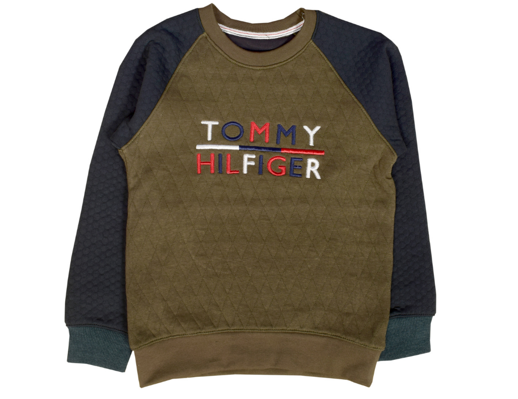 Quilted Zinc Boy Sweatshirt