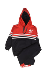 Red & Blue Hoodie Track Suit 2 Pc