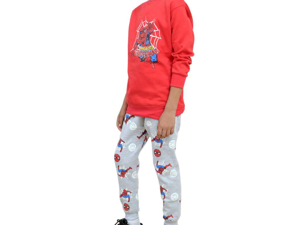 Red & Grey Spiderman 2 piece Track Suit- 1 Years- 10 Years