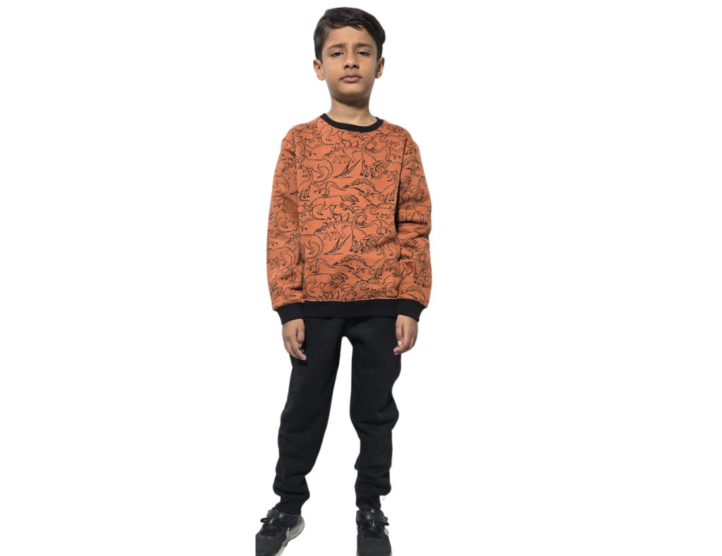 Rust Dino Track Suit 2 Pc