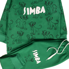 Green Simba Sweat Suit 2 PC