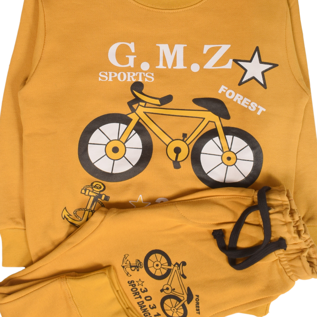 Mustard Sweat Shirt & Trouser Cycle