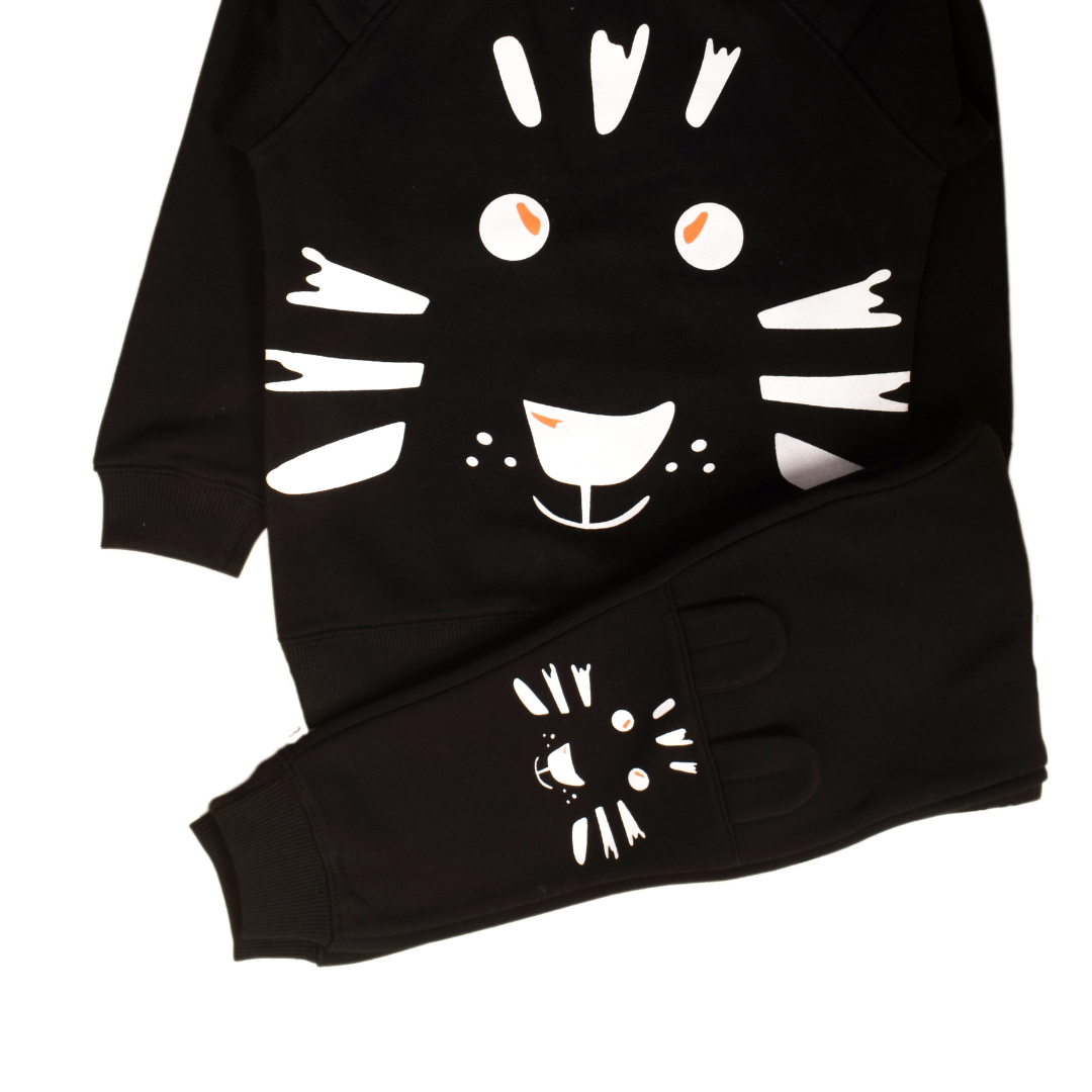 Black Lion Sweat Suit 2 PC